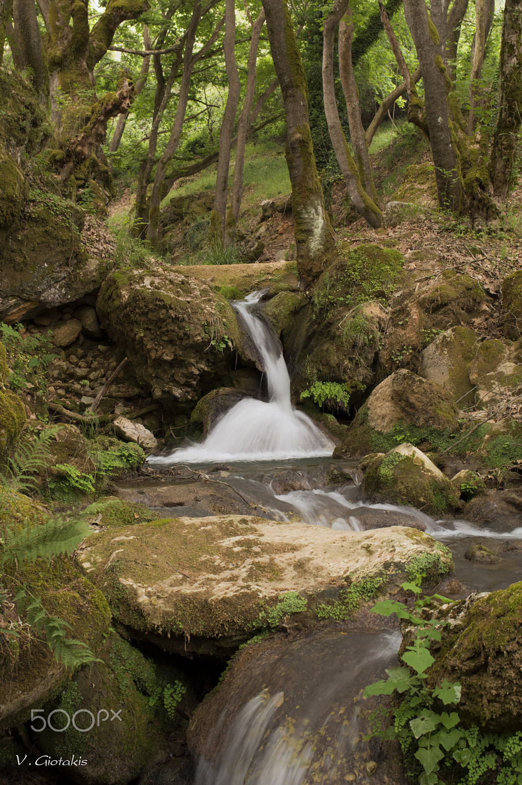 Pentax KP sample photo. Waterfall photography