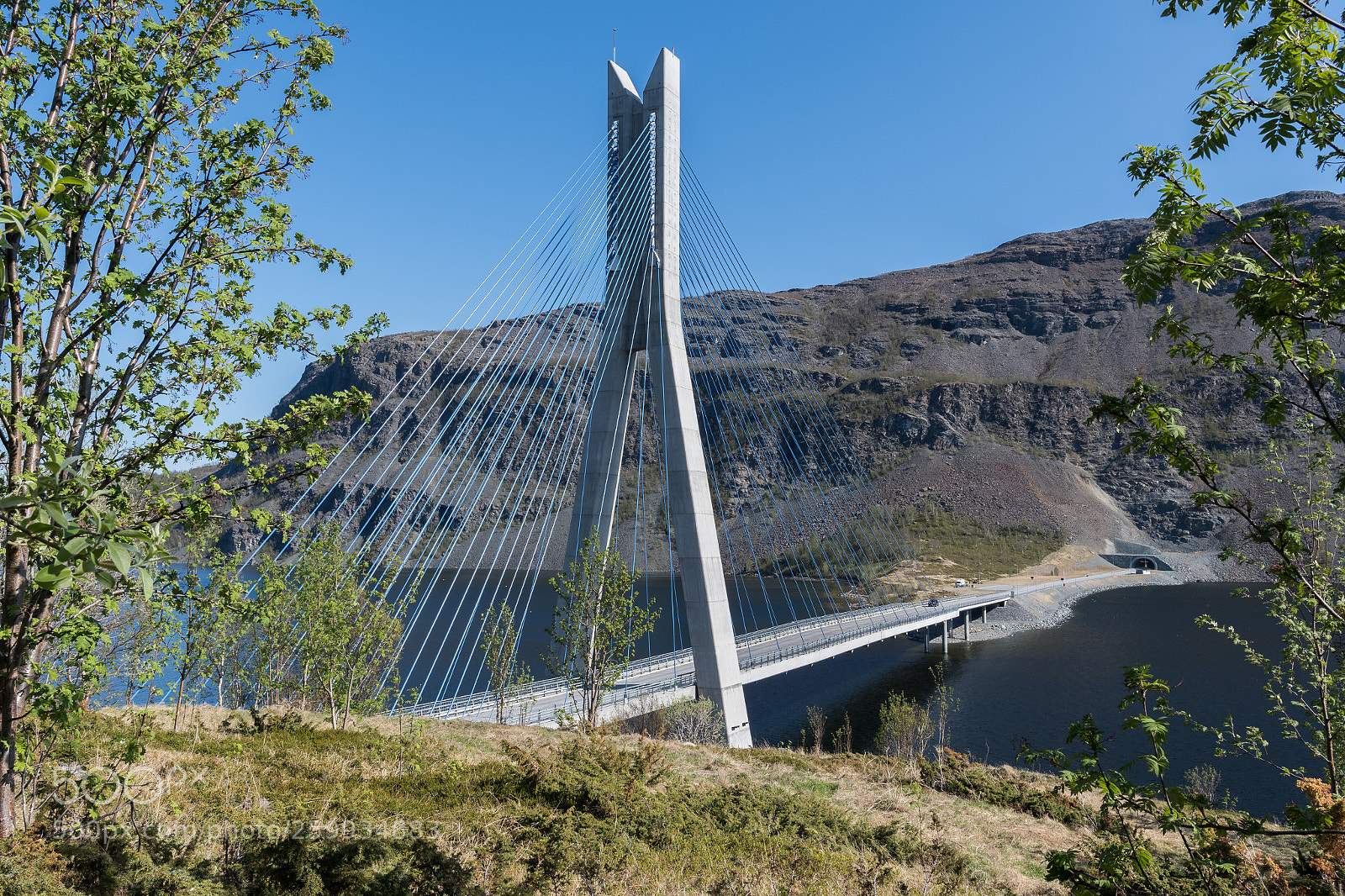 Nikon D7500 sample photo. Kaafjord bridge alta finnmark photography