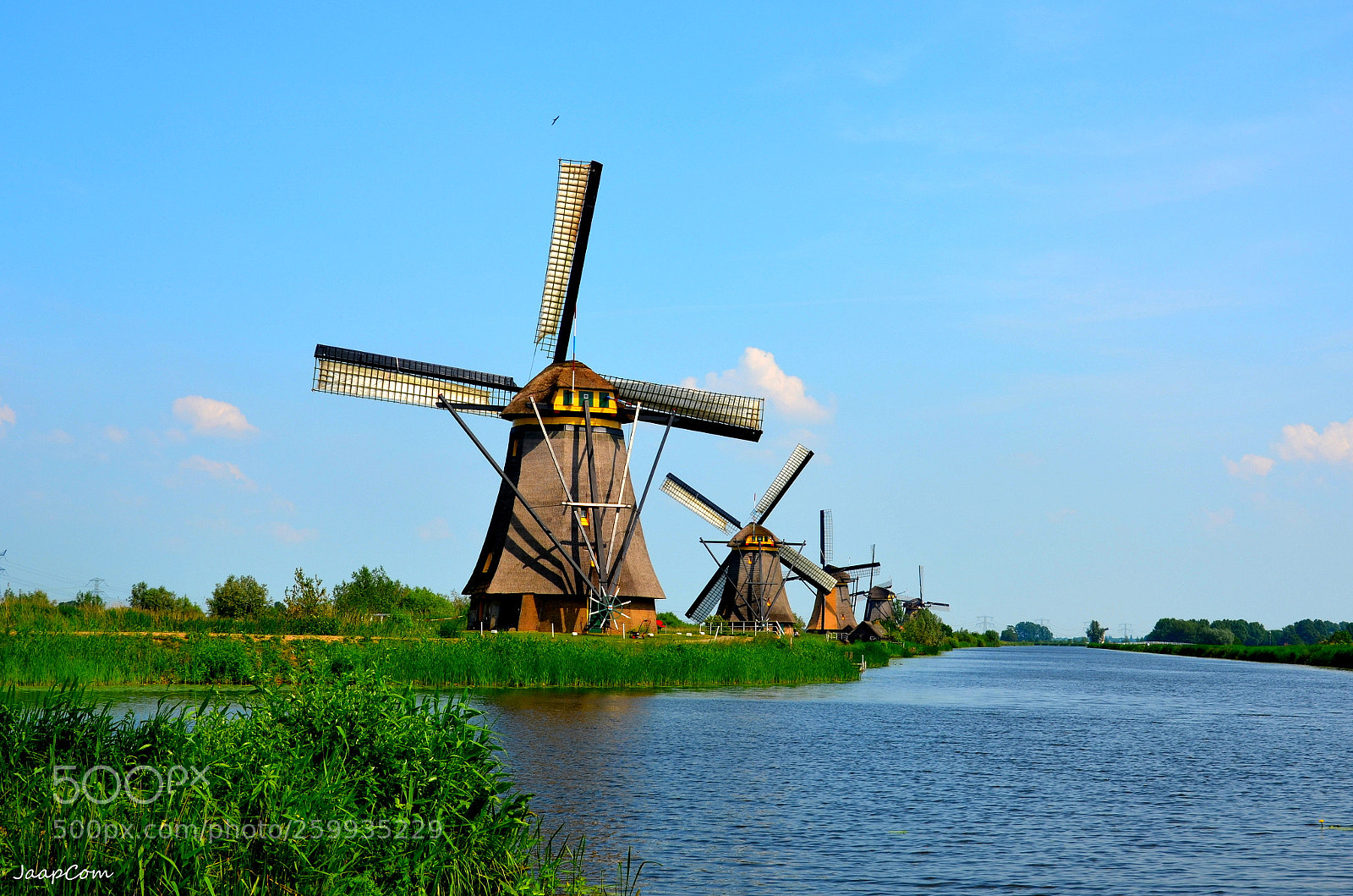 Nikon D5100 sample photo. Kinderdijk mills photography