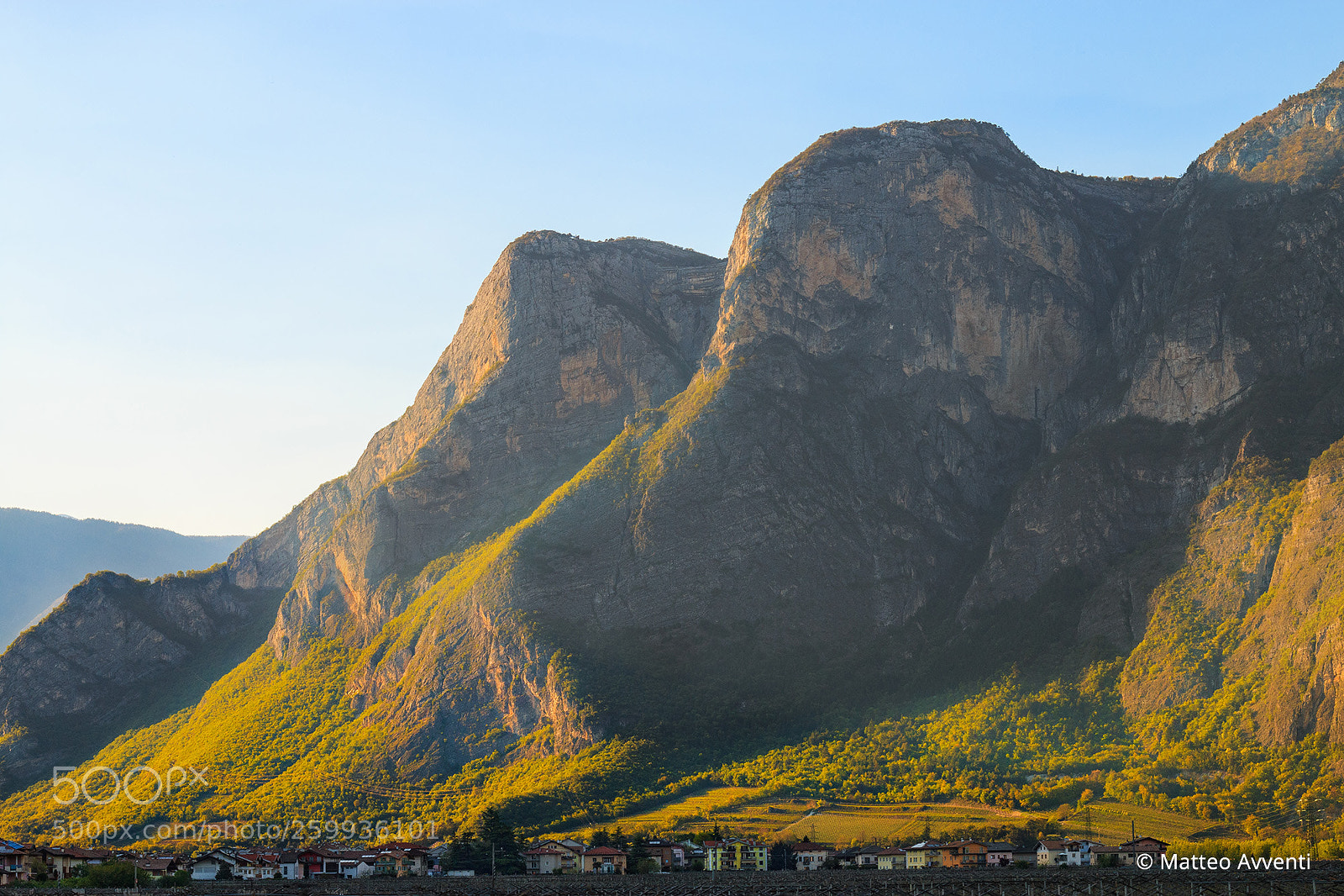Canon EOS 70D sample photo. Sunset over mezzolombardo (bis) photography