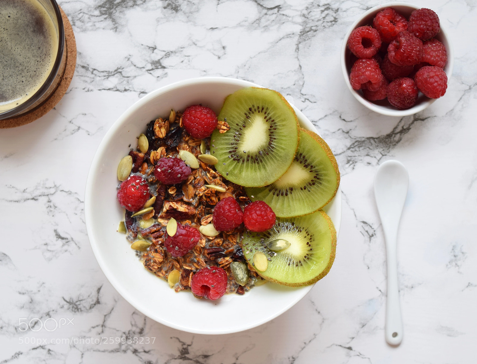 Nikon D5300 sample photo. Granola with fruits photography