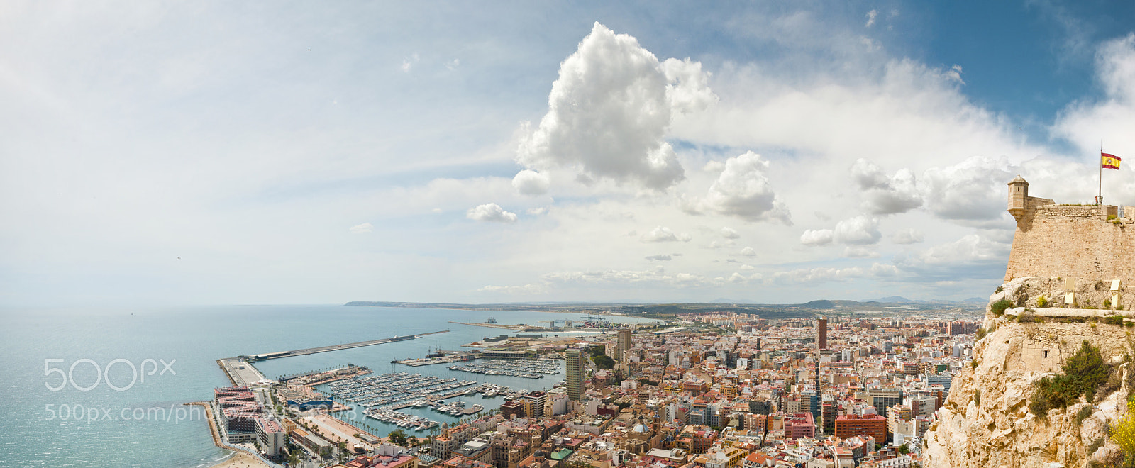 Nikon D90 sample photo. Alicante town view photography
