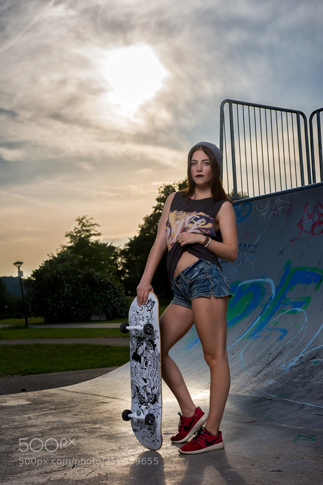 Nikon D7200 sample photo. Anna skating photography