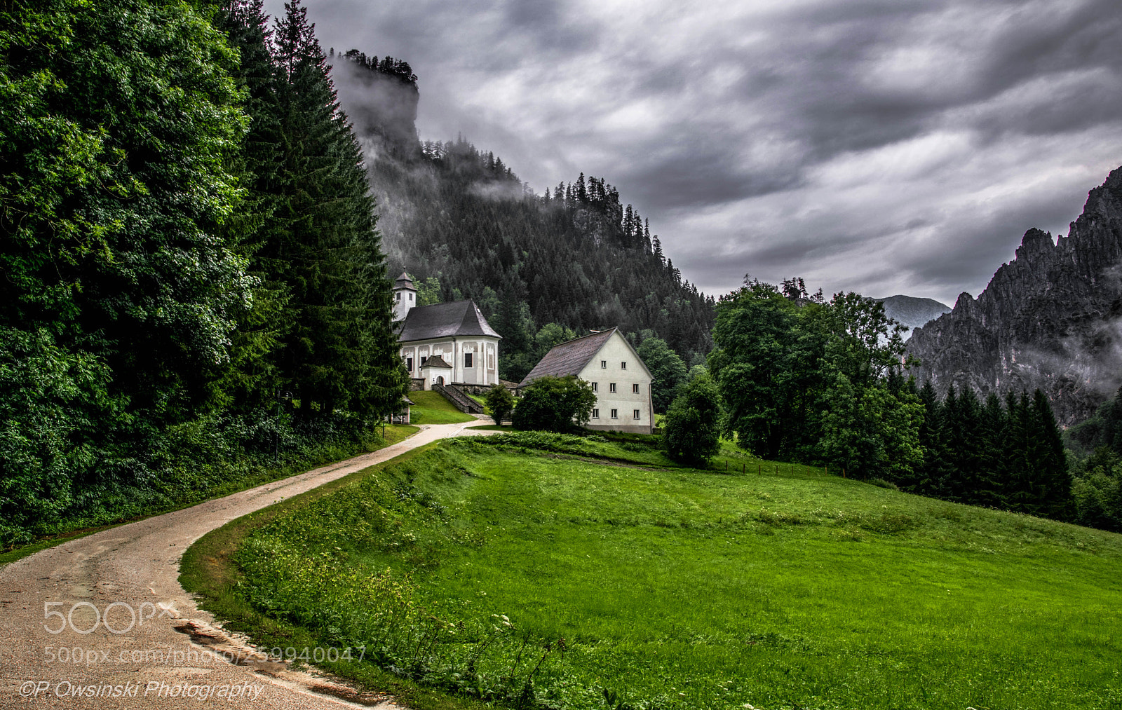 Nikon D5300 sample photo. Church in the mountains photography