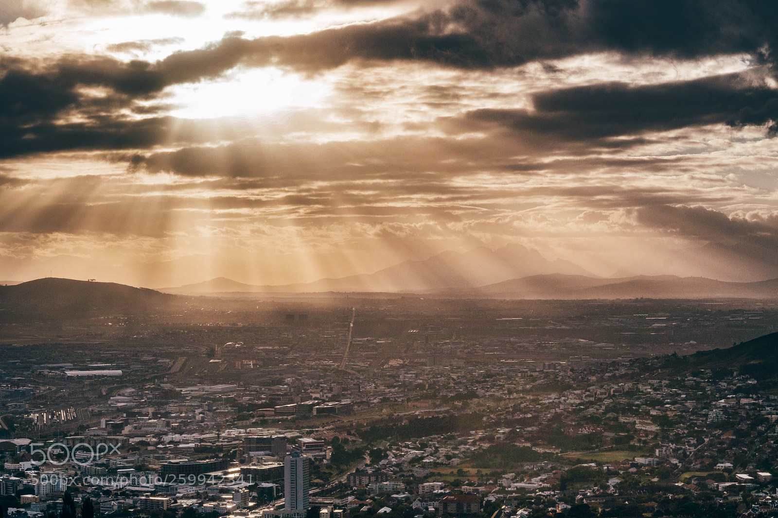 Fujifilm X-T2 sample photo. Dawn over cape town photography