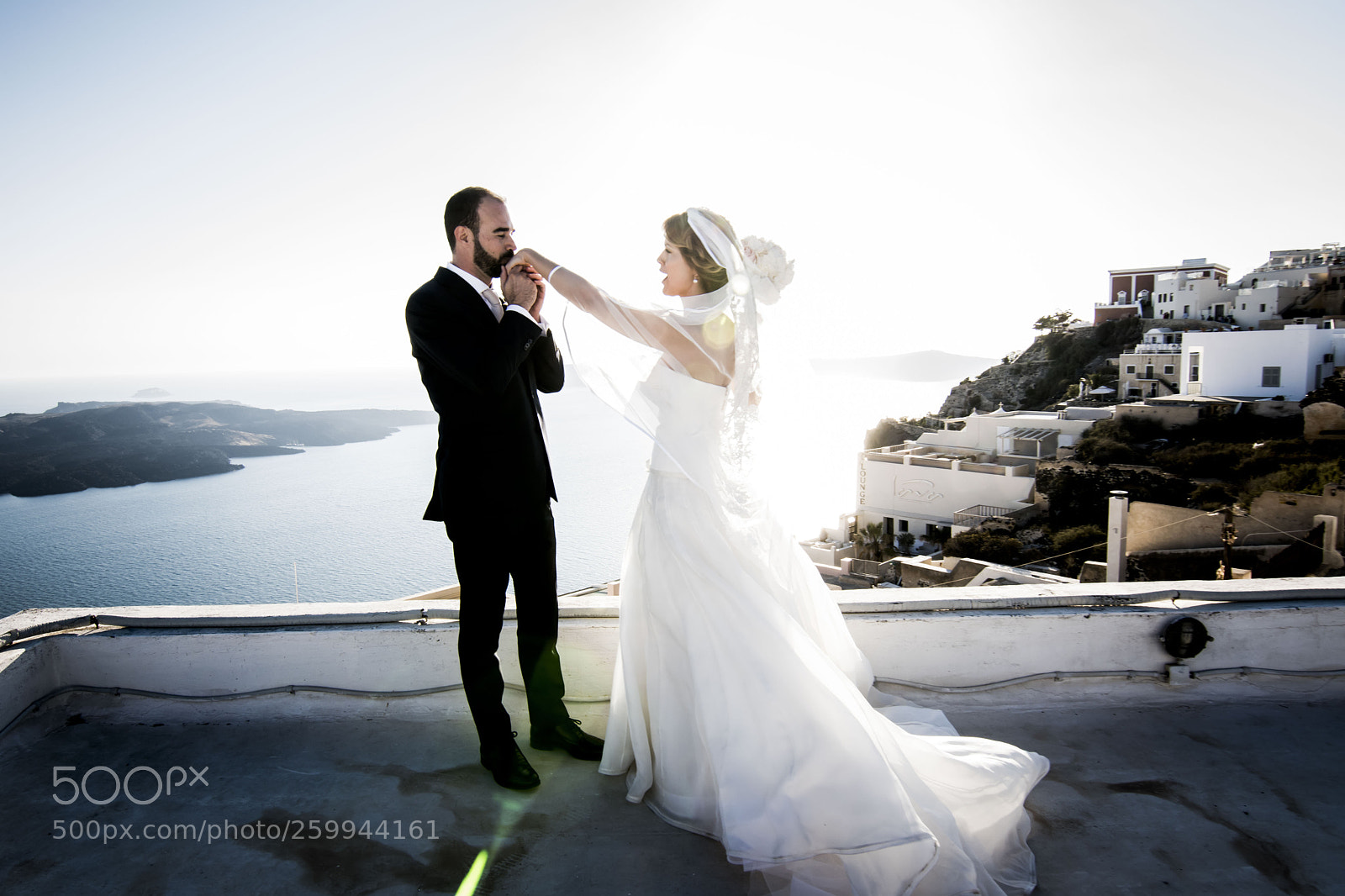 Nikon D500 sample photo. Wedding in santorini photography