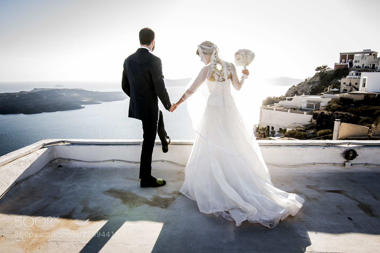 Nikon D500 sample photo. Wedding in santorini photography