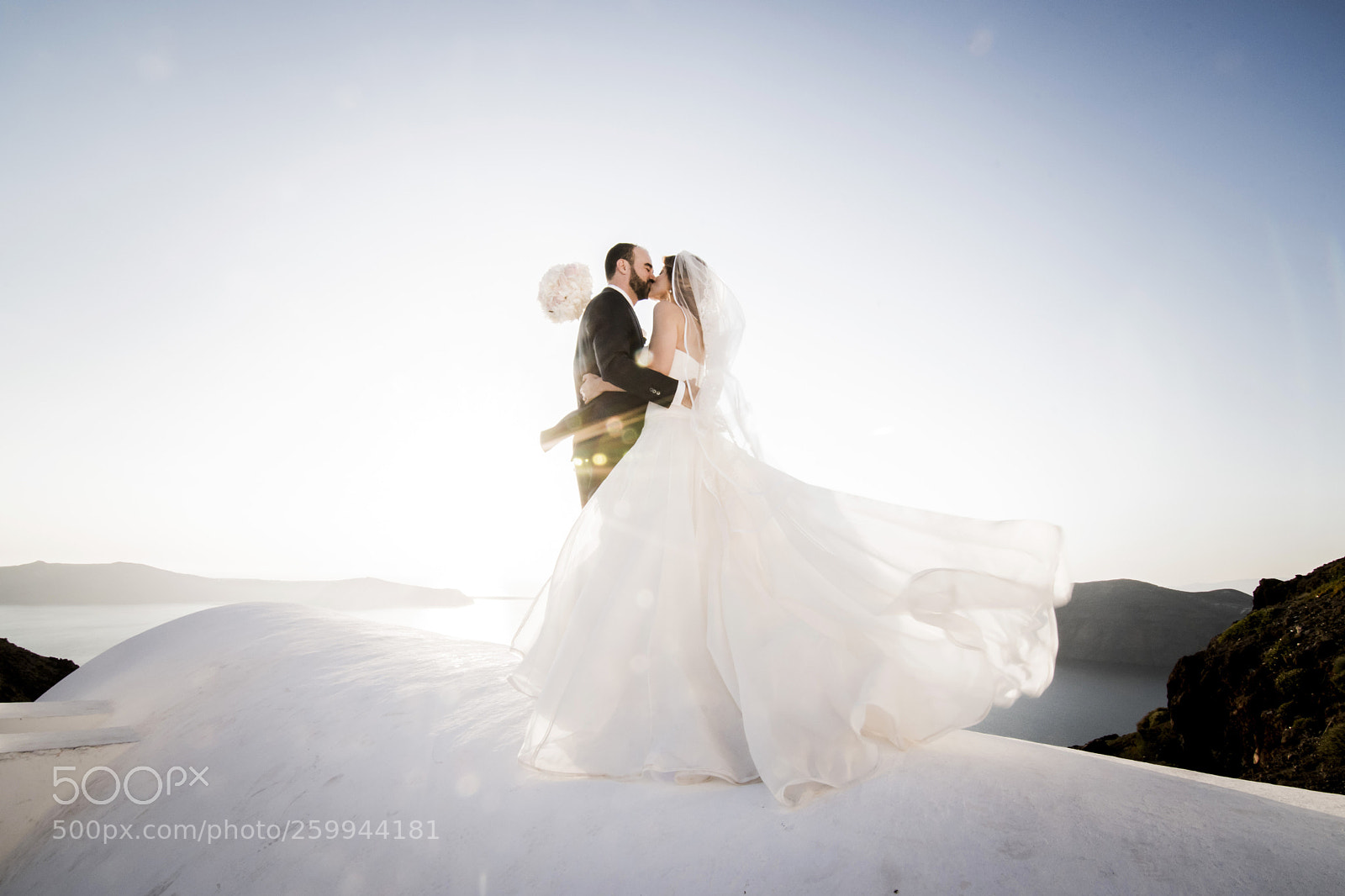 Nikon D500 sample photo. Wedding in santorini photography