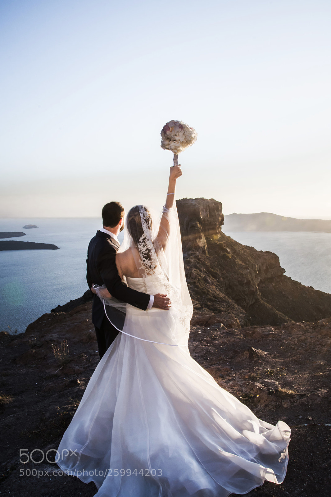 Nikon D500 sample photo. Wedding in santorini photography