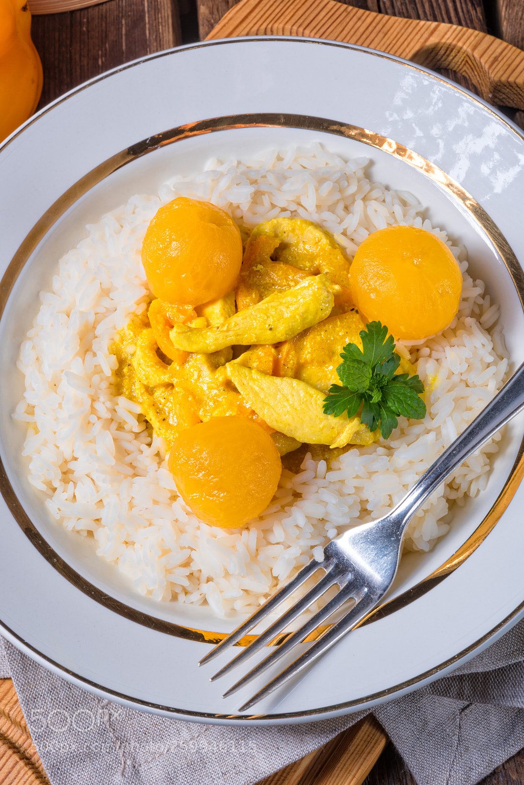 Nikon D810 sample photo. Chicken strips with rice photography