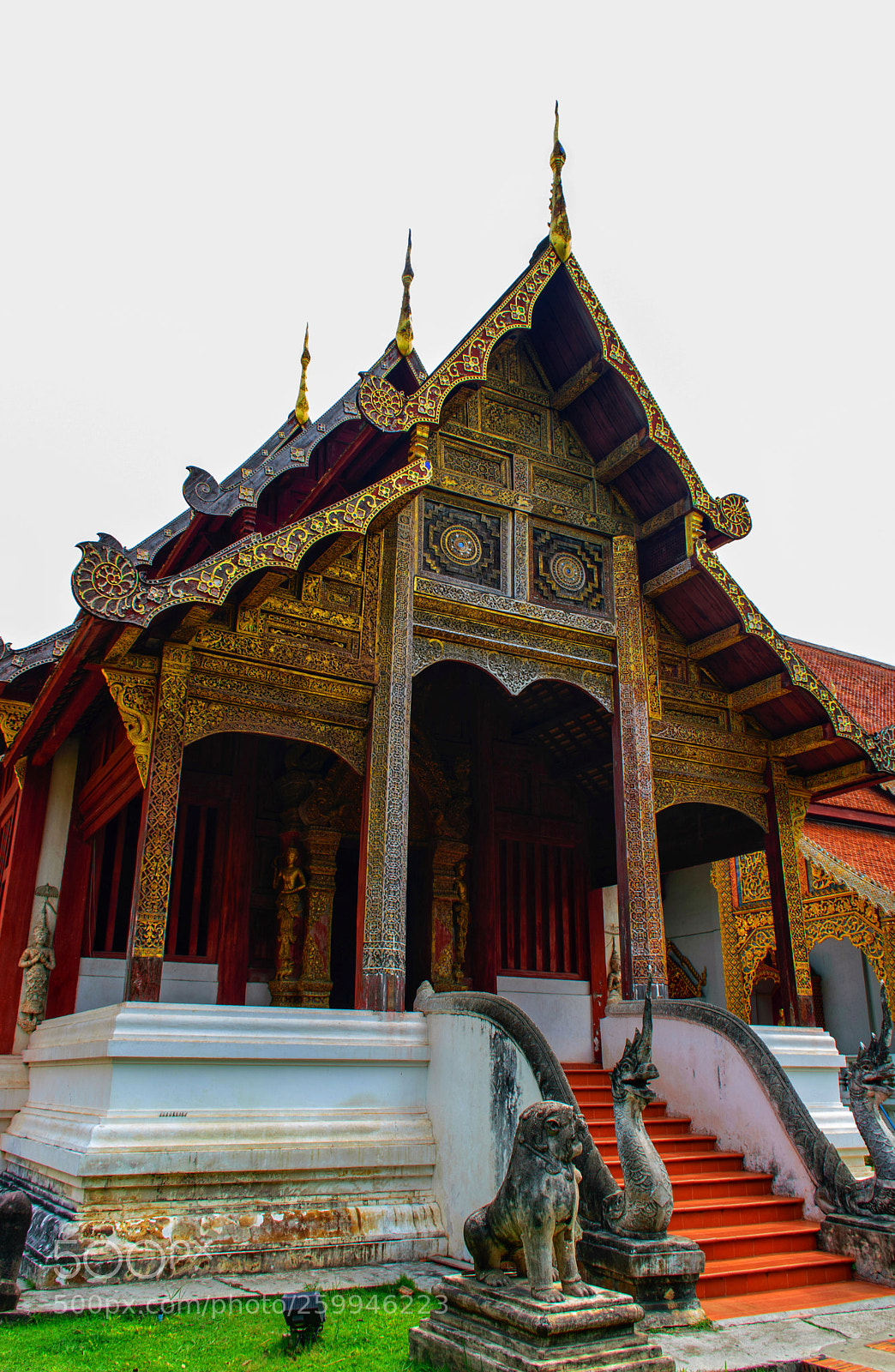 Nikon D5300 sample photo. Lanna style temple. photography