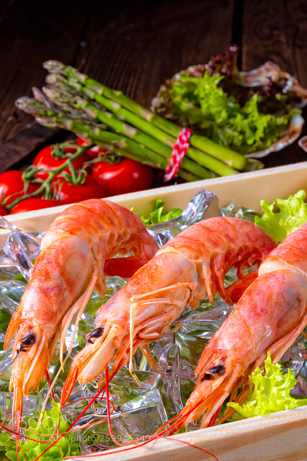 Nikon D810 sample photo. Cooked argentine red prawns photography