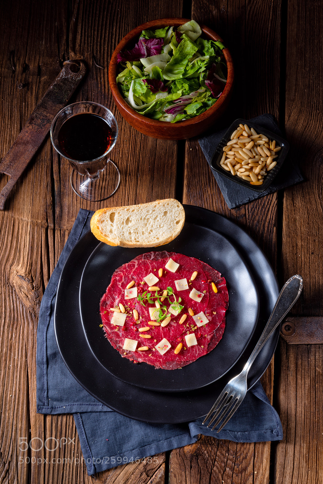 Nikon D810 sample photo. Carpaccio of beef with photography