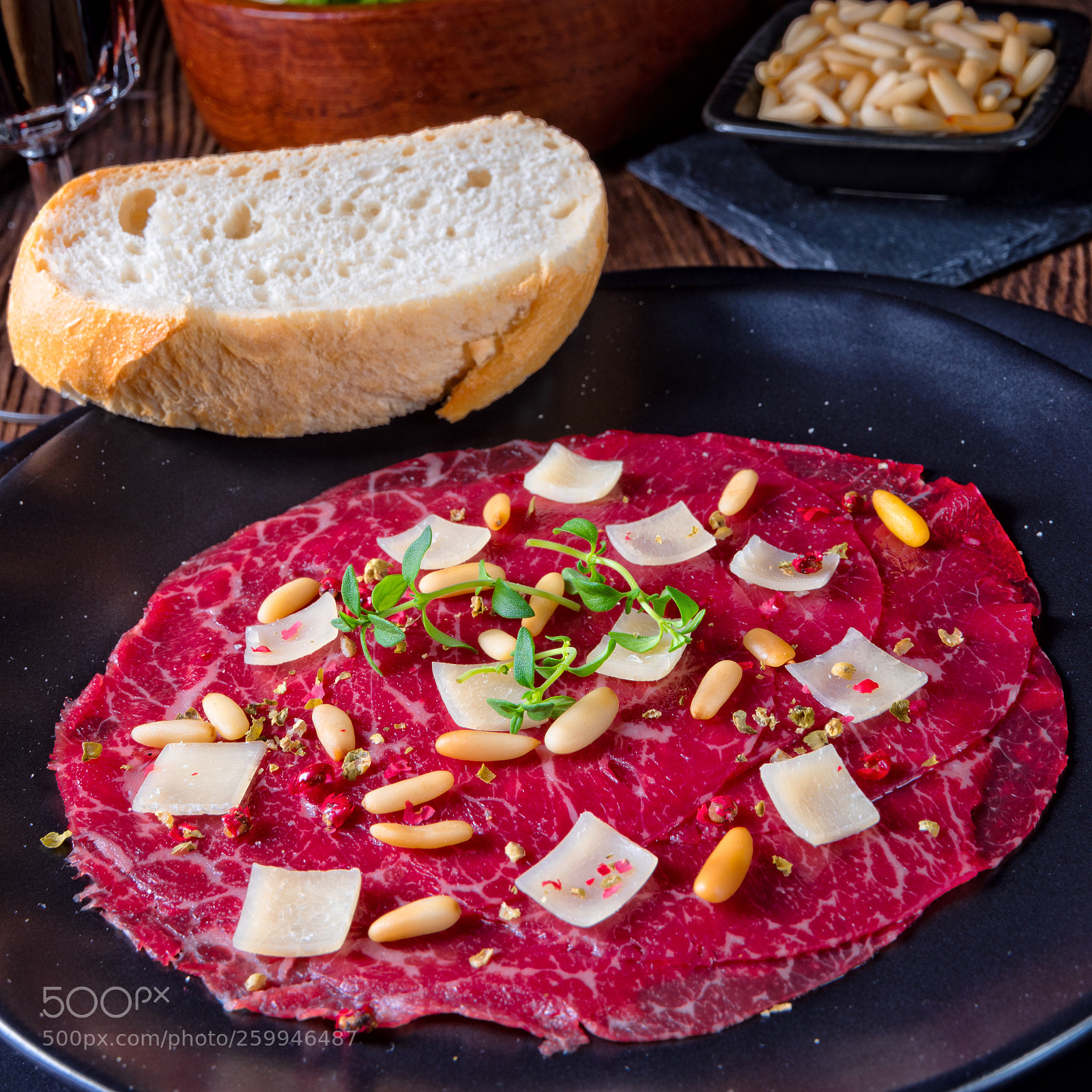 Nikon D810 sample photo. Carpaccio of beef with photography