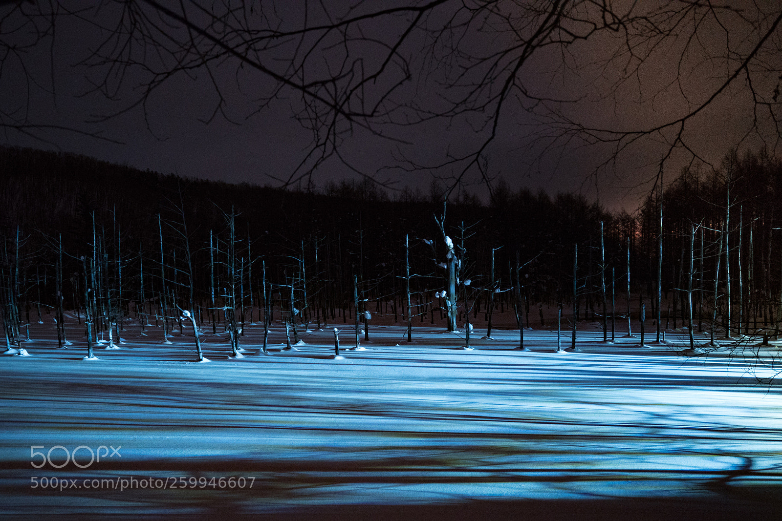 Sony a7R II sample photo. Blue bond, biei, hokkaido photography