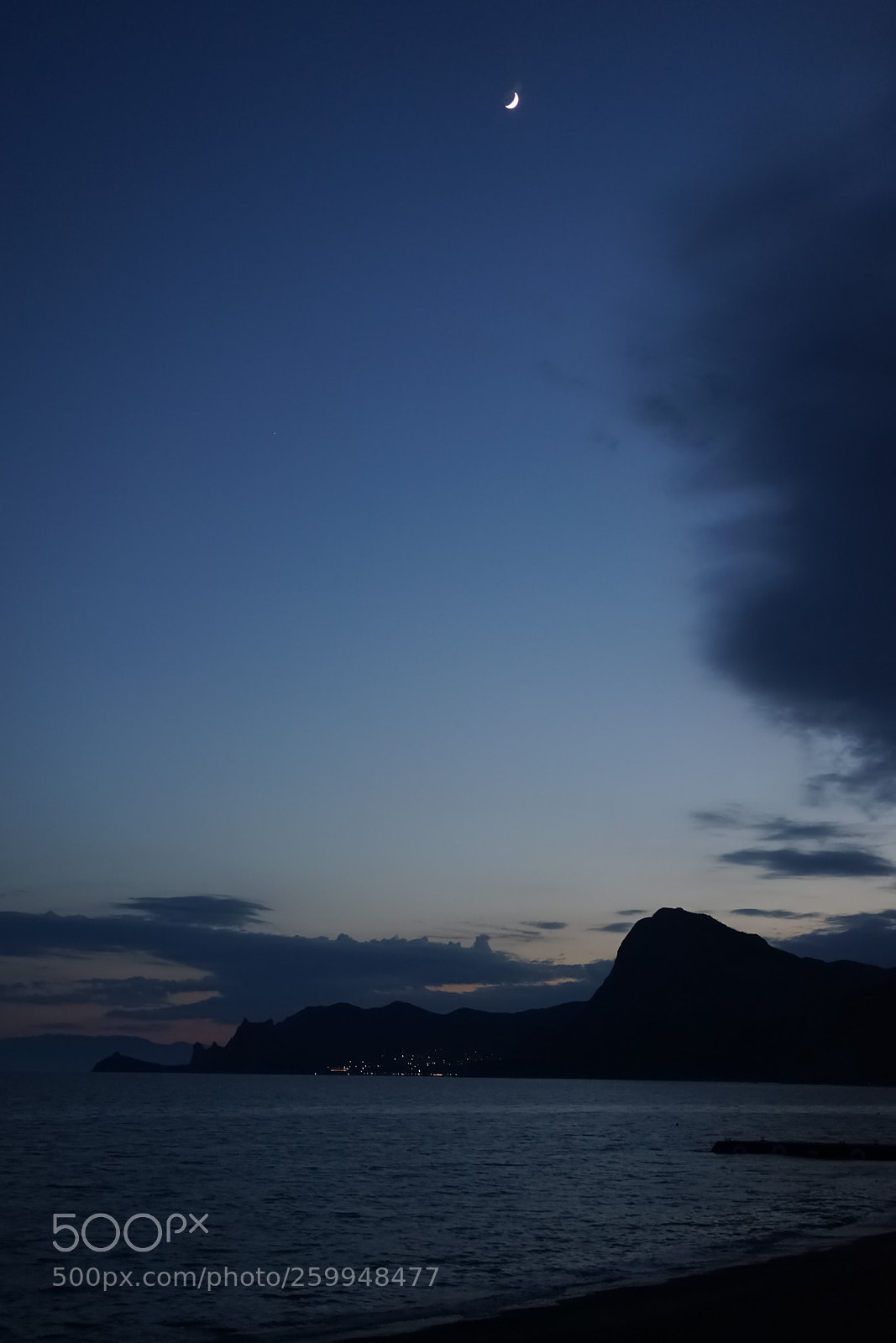Sony a7 sample photo. Night photo of sea photography