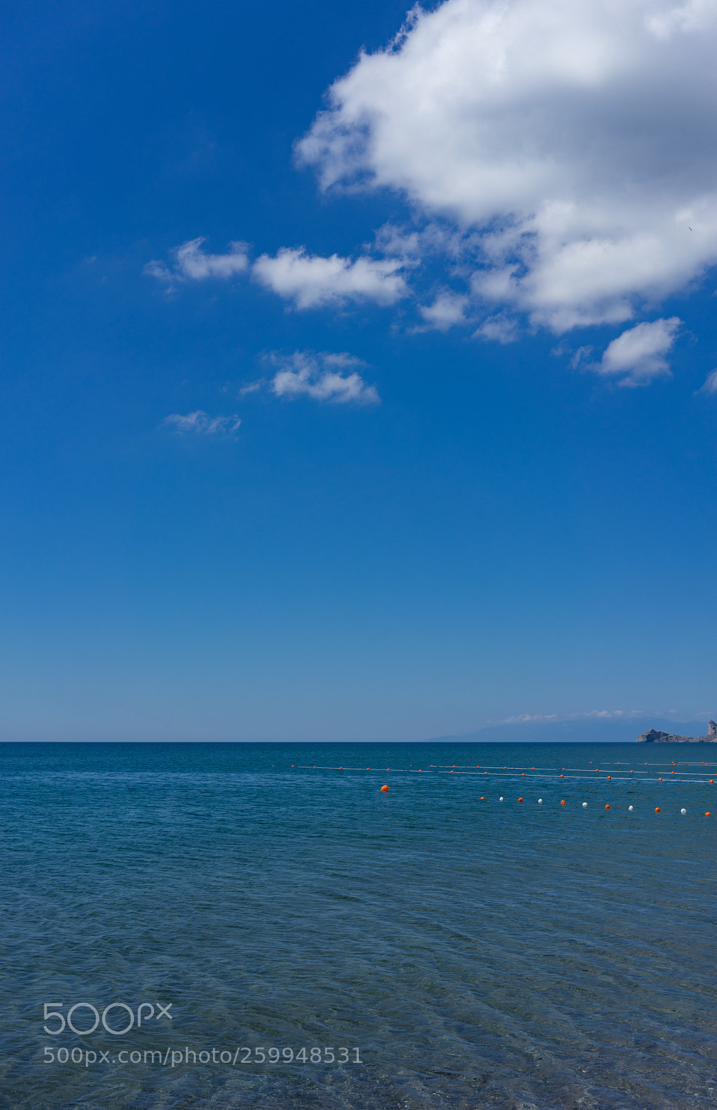 Sony a7 sample photo. Seascape with blue sky photography