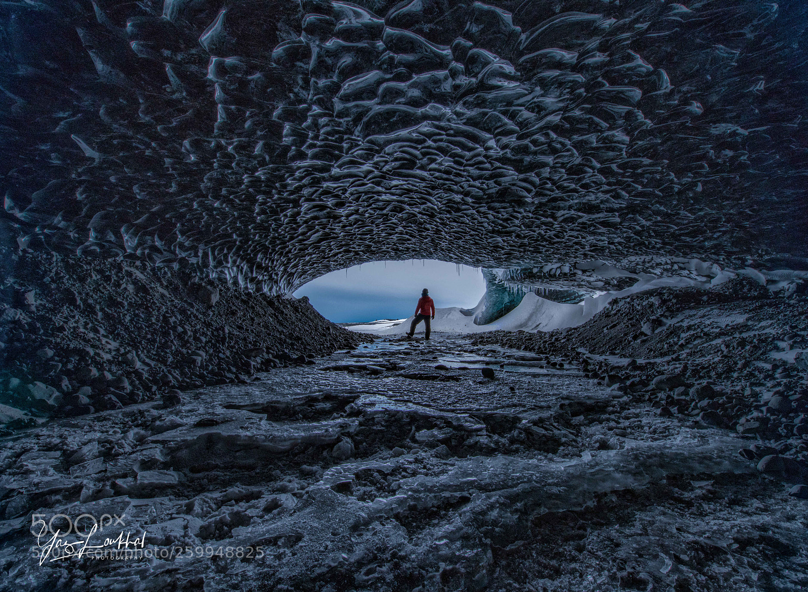Nikon D850 sample photo. Ice cave photography