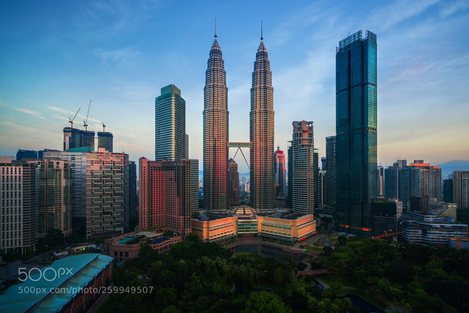 Sony a7R III sample photo. City scape of morning photography