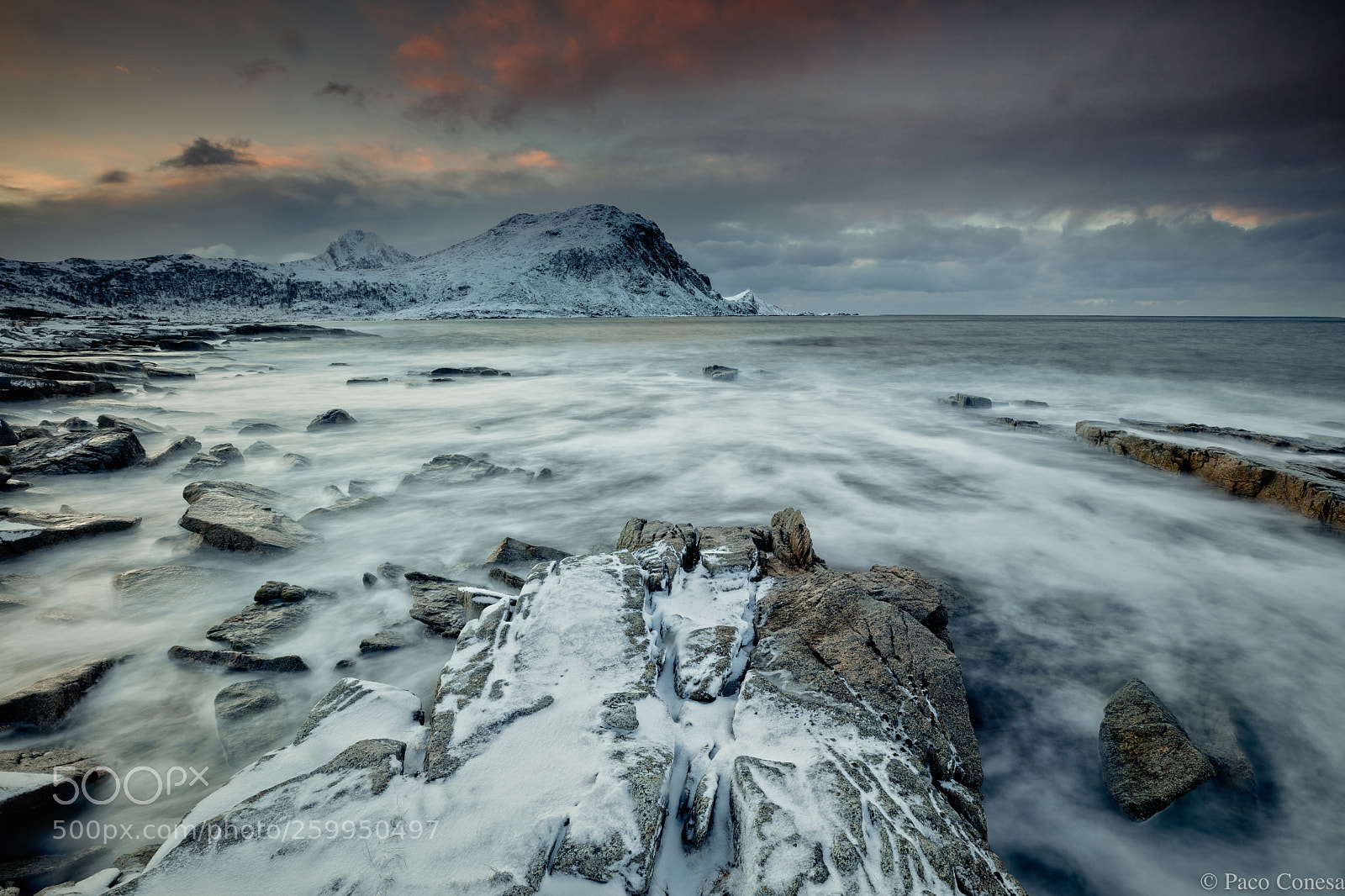 Canon EOS 5DS R sample photo. Frozen beach photography