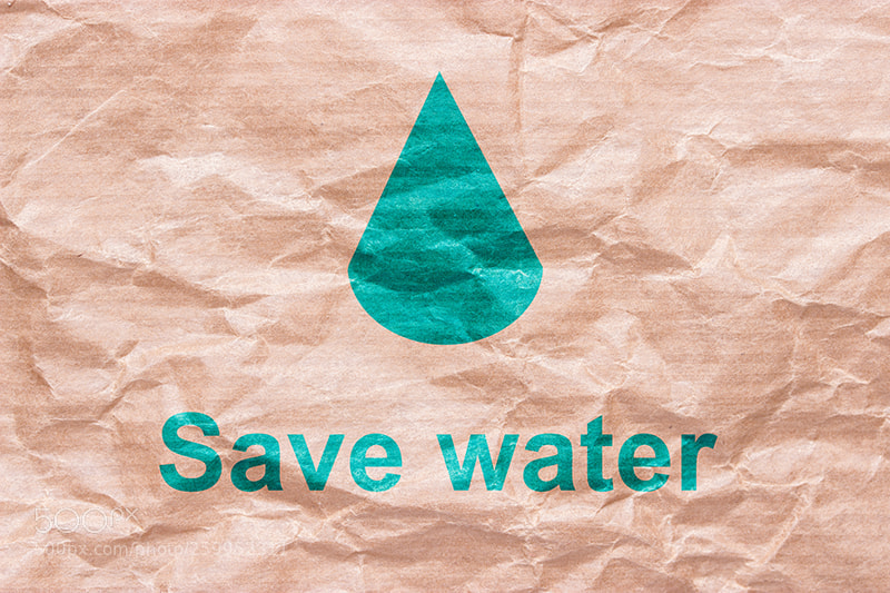 Canon EOS 600D (Rebel EOS T3i / EOS Kiss X5) sample photo. Save water concept image photography
