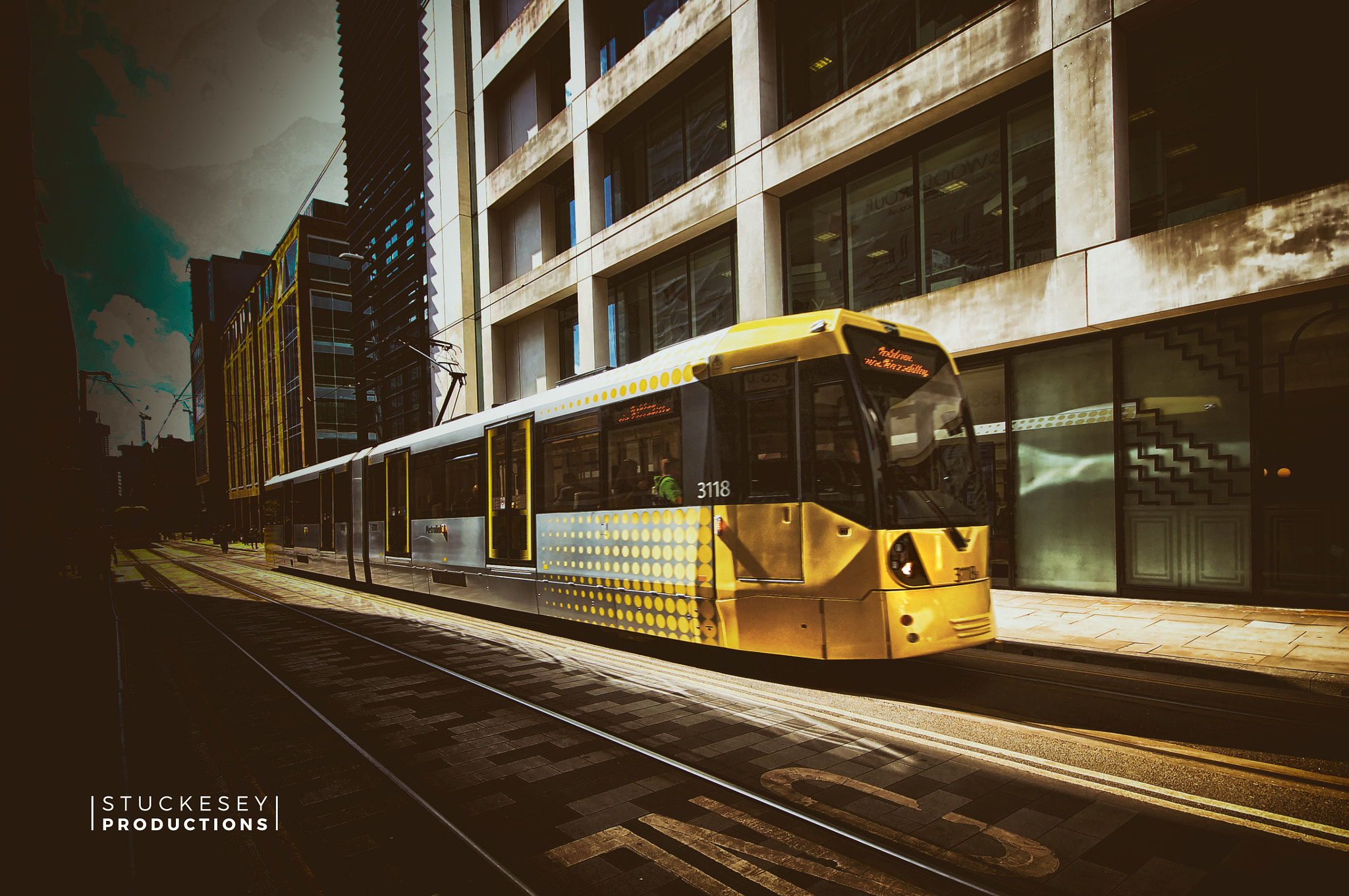 Sony SLT-A57 sample photo. Manchester tram photography