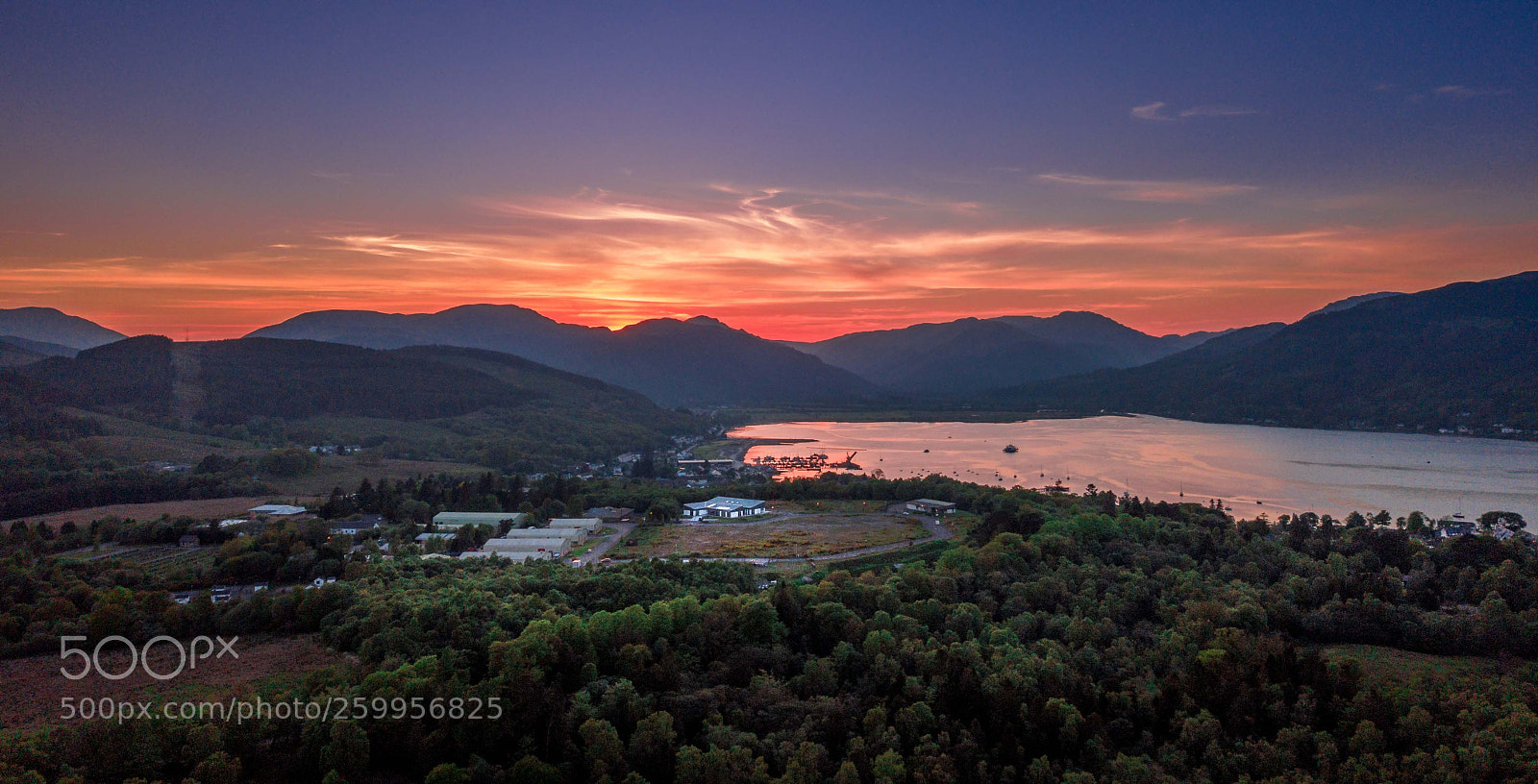 DJI FC220 sample photo. Hunters quay - aerial photography