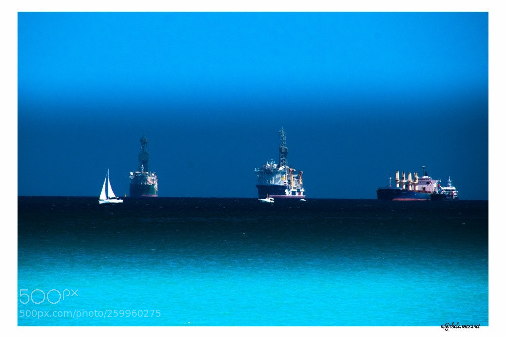 Nikon D5300 sample photo. Blue sea, blue sky photography