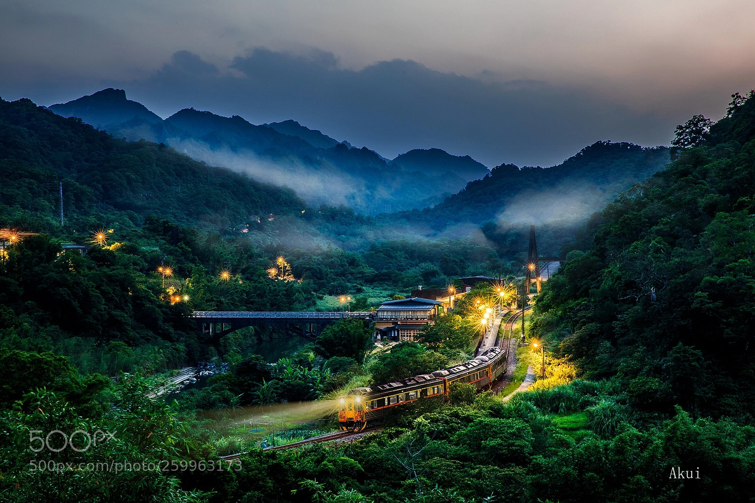 Canon EOS 5D Mark IV sample photo. Rural train station photography