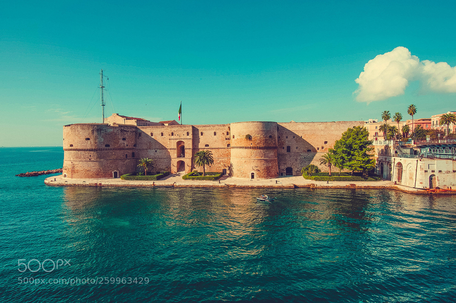 Nikon D3 sample photo. Castello aragonese photography
