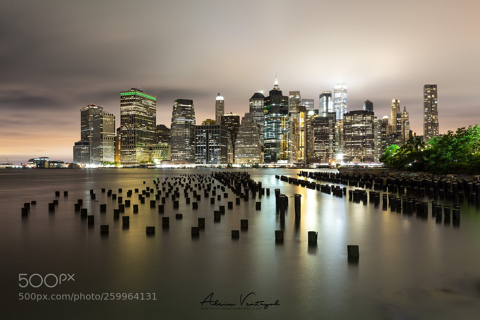 Sony a7R III sample photo. Manhattan at night photography