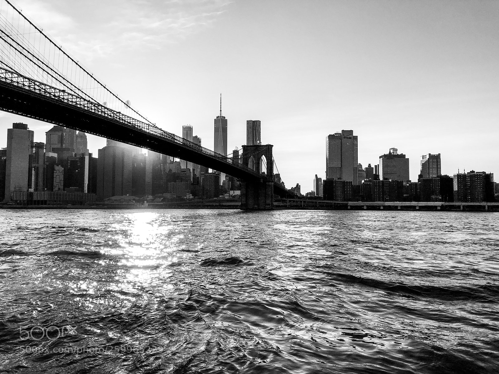 Apple iPhone X sample photo. Brooklyn bridge, dumbo park photography