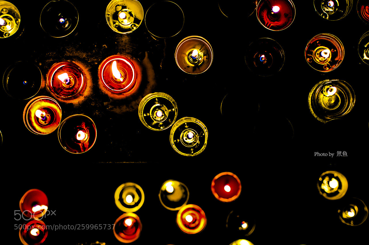 Nikon D5100 sample photo. Fire light photography