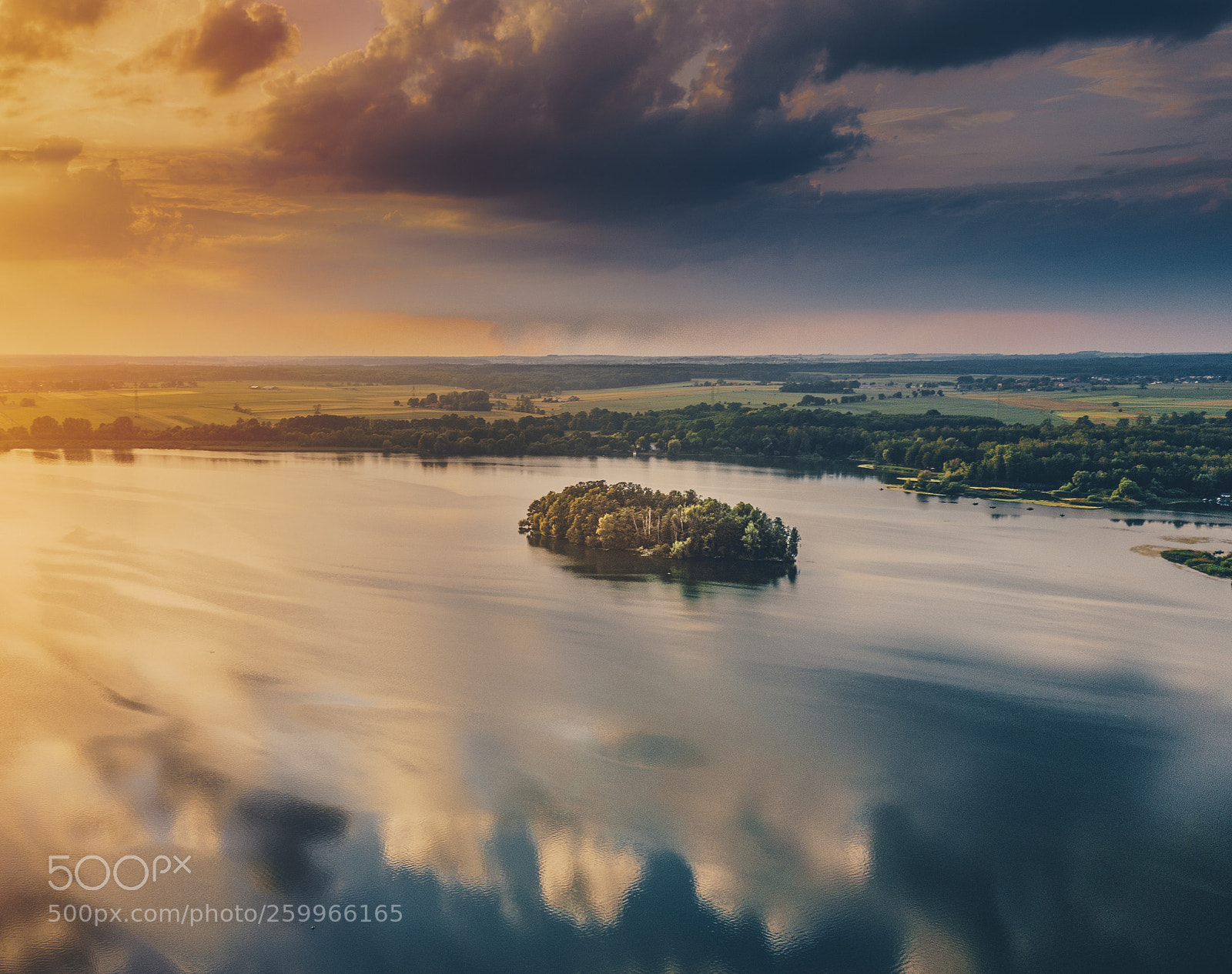DJI FC220 sample photo. Lake dzierżno photography