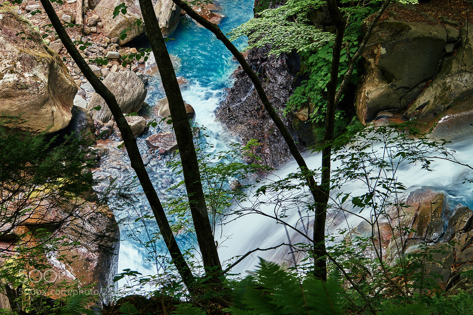 Nikon D850 sample photo. Blue falls photography