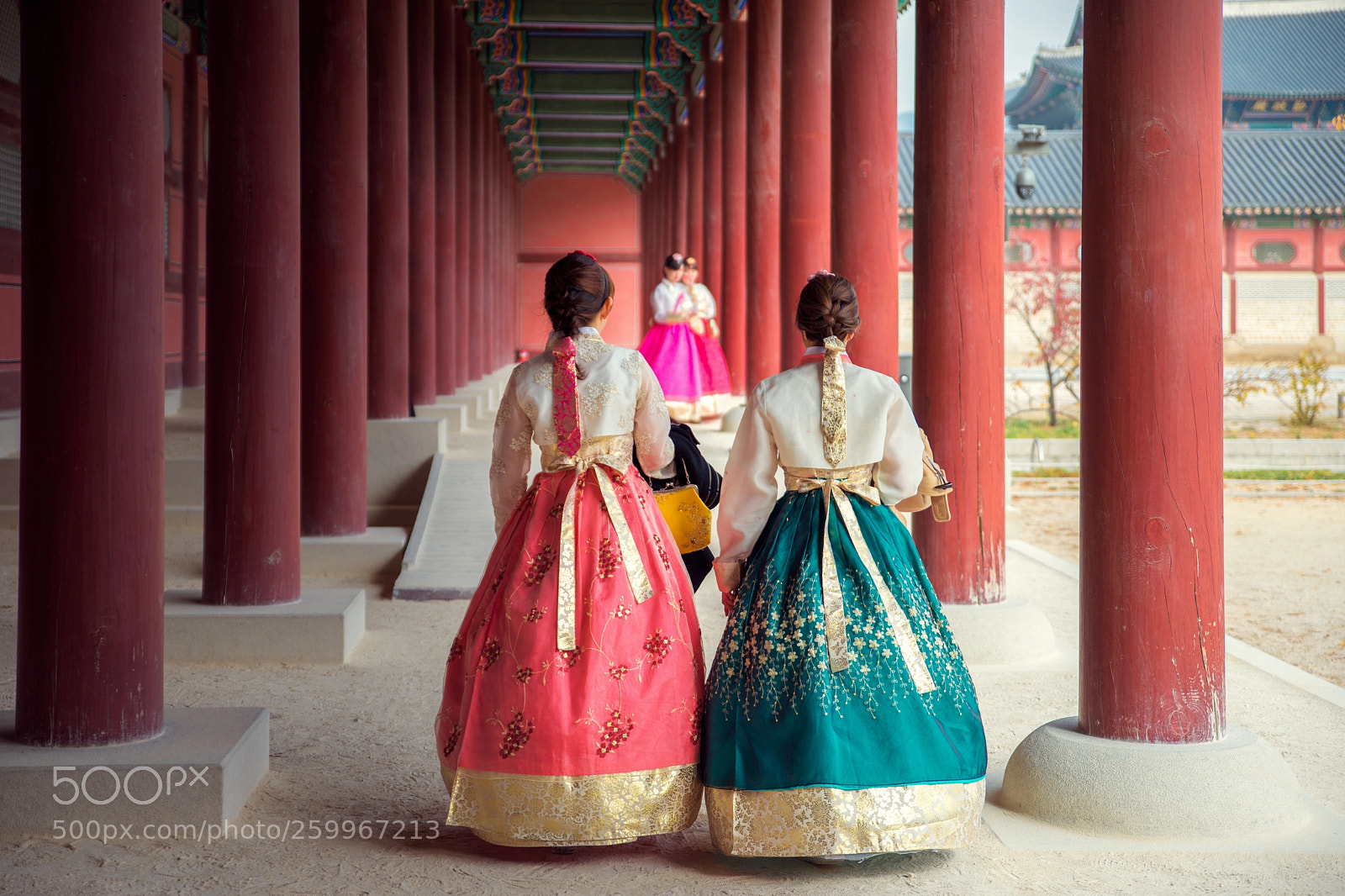 Nikon D800 sample photo. Korean lady in hanbok photography