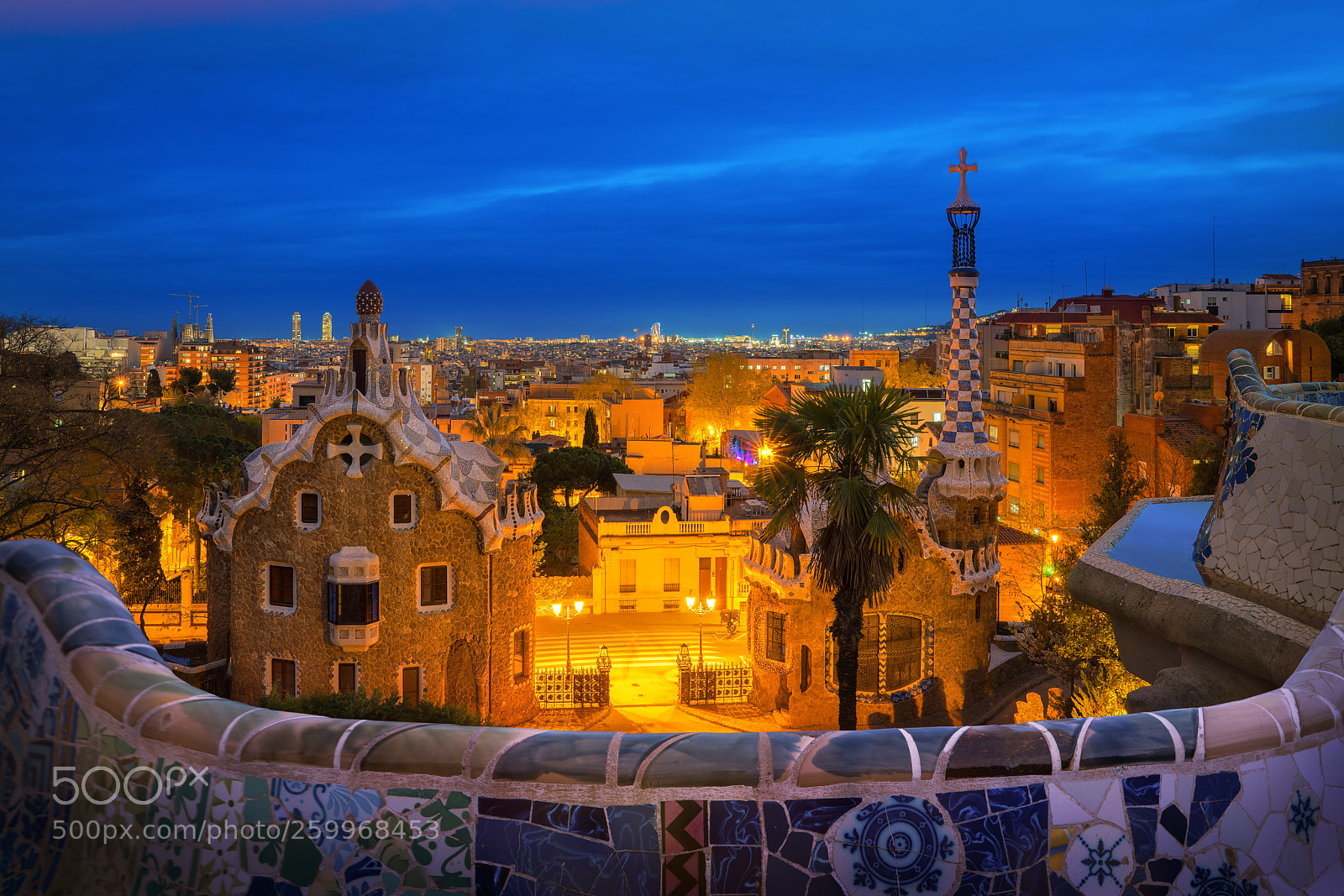 Sony a7R III sample photo. Park guell photography