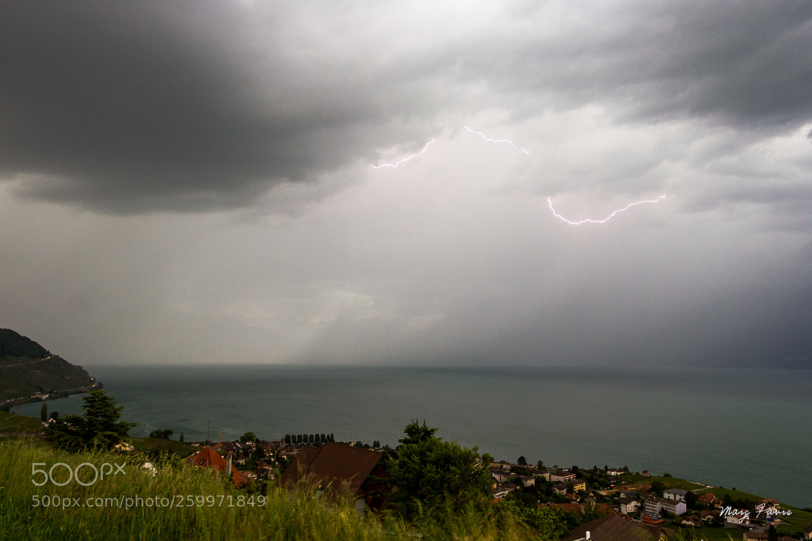 Canon EOS 7D sample photo. Storm on lake geneva photography
