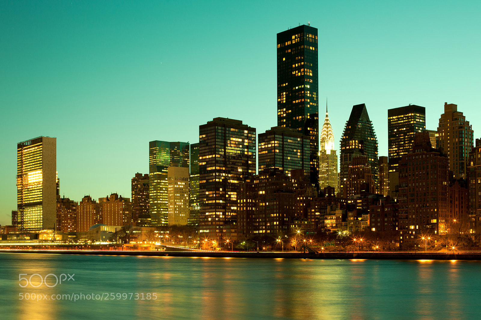 Canon EOS 5D Mark II sample photo. Skyline of midtown manhattan photography