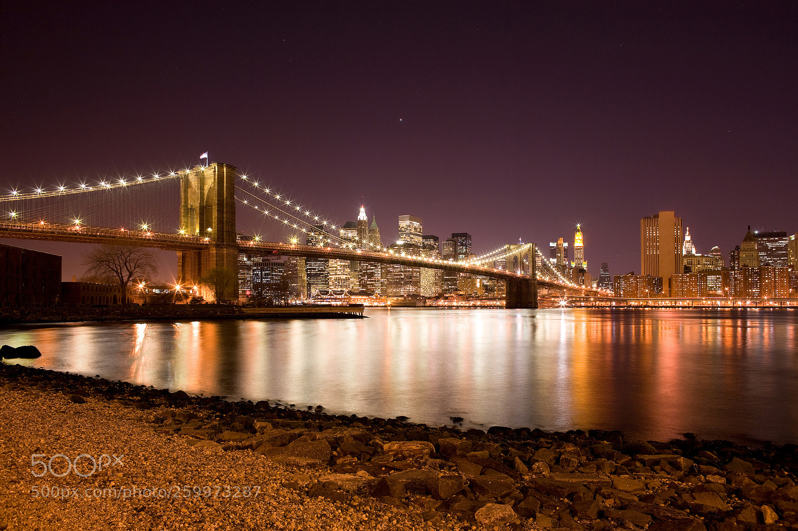 Canon EOS-1Ds Mark II sample photo. Brooklyn bridge over the photography