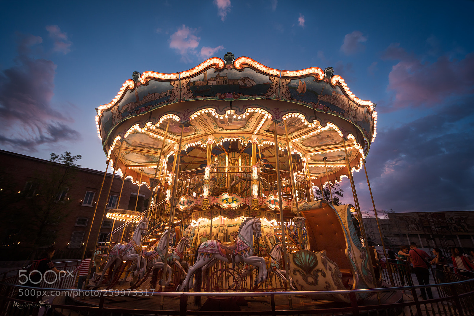 Canon EOS 70D sample photo. Nostalgic carousel in tirana photography