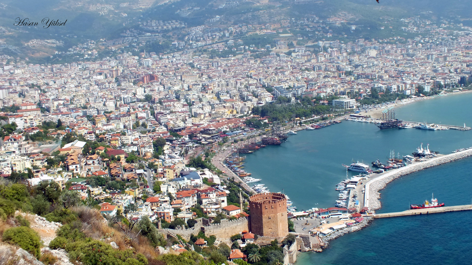 Fujifilm FinePix HS25EXR sample photo. Alanya kalesi () photography