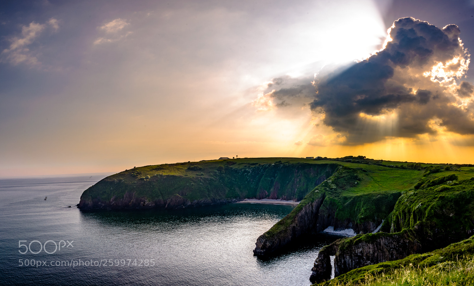Nikon D90 sample photo. Epic coastal sunset photography