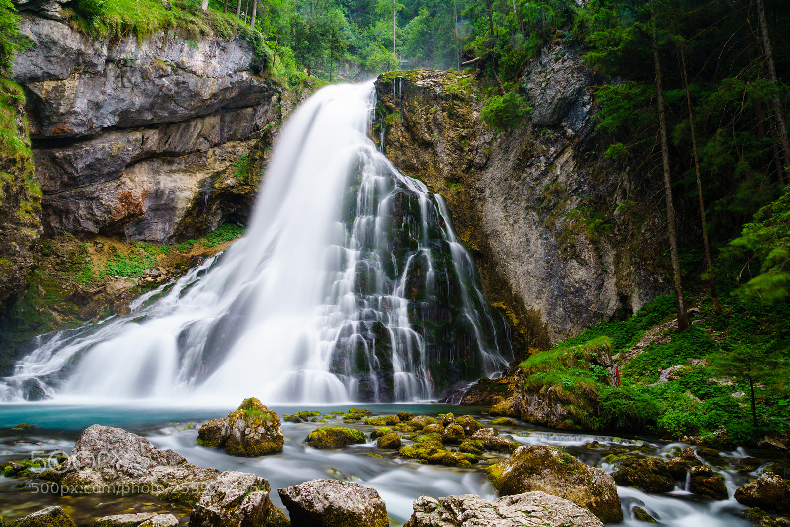 Sony ILCA-77M2 sample photo. Gollinger waterfall photography