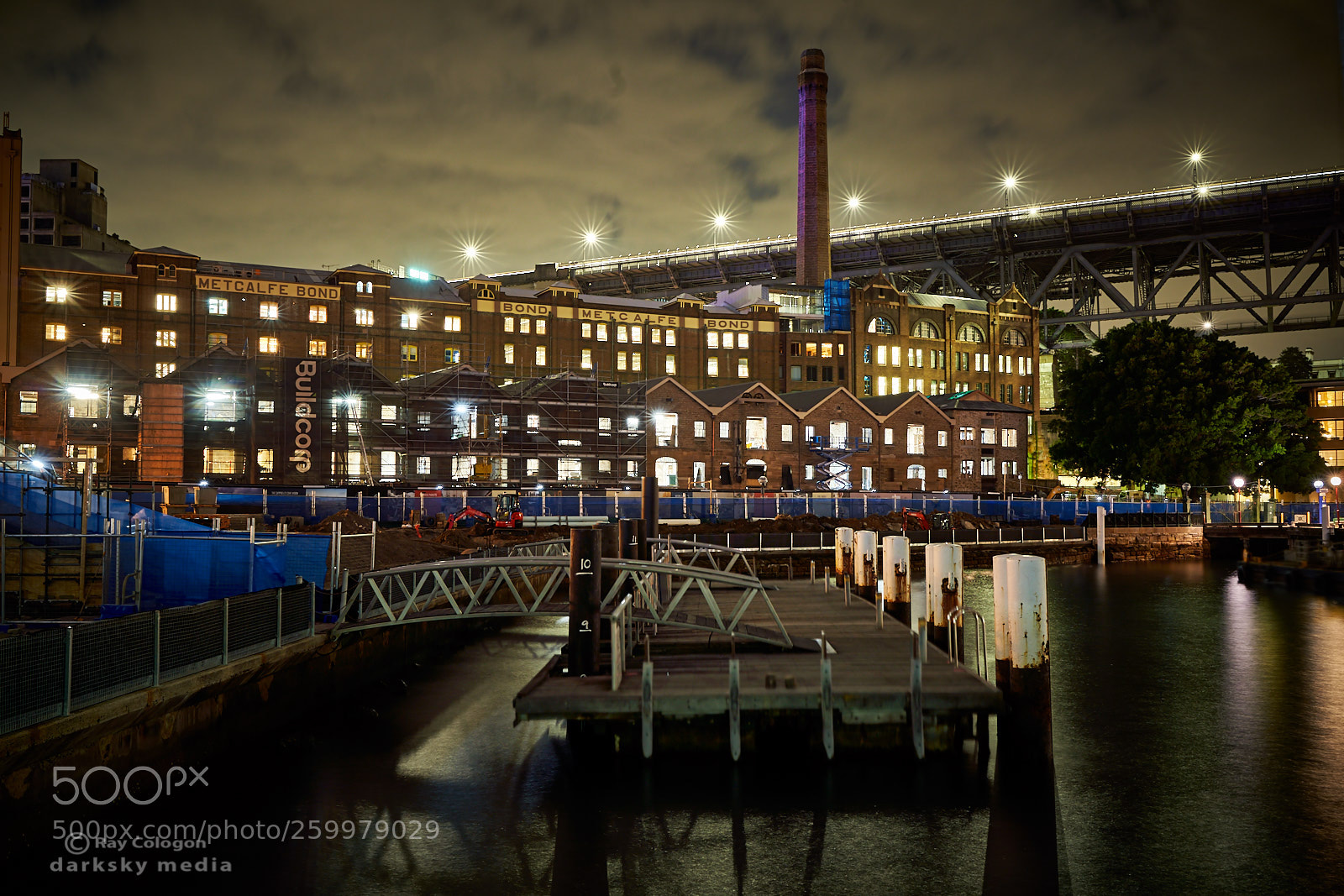 Sony a7R III sample photo. Docks in darkness photography