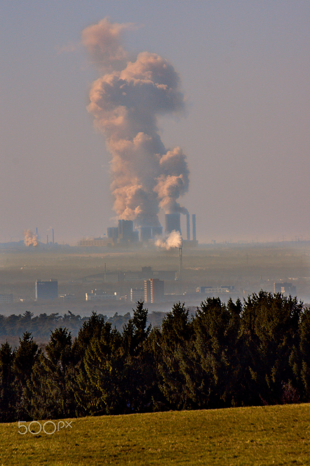 Sony SLT-A65 (SLT-A65V) sample photo. Working powerplant photography