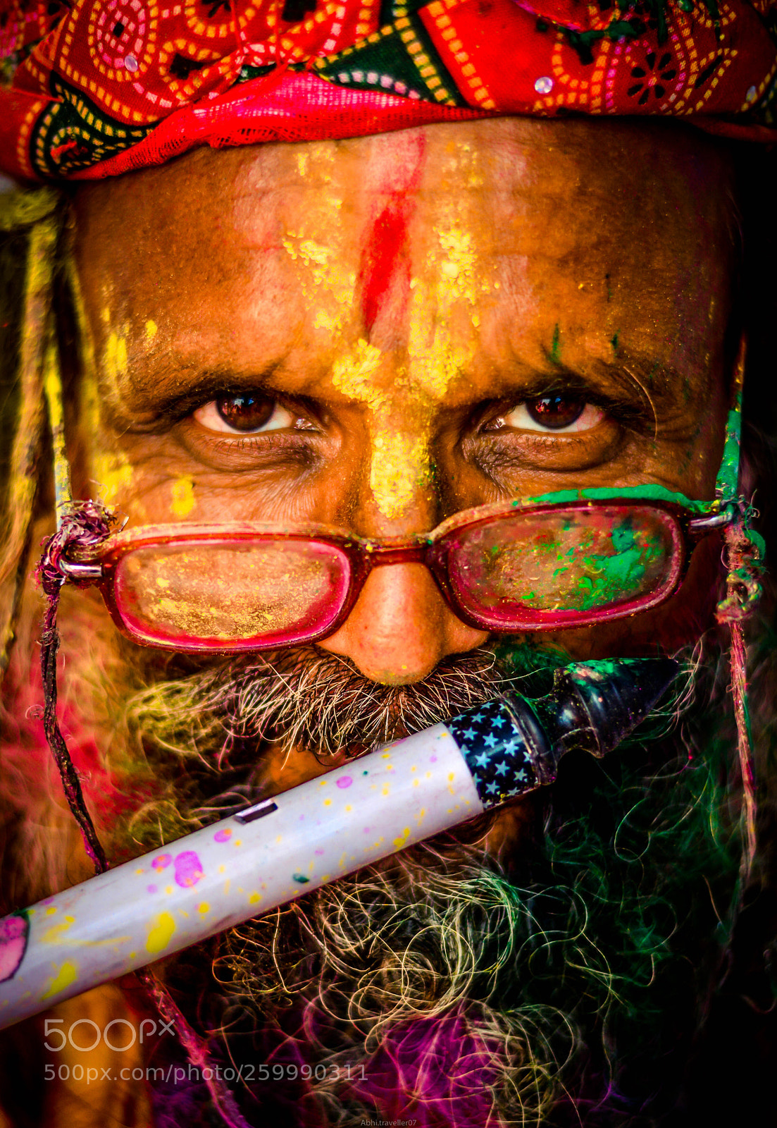 Nikon D5200 sample photo. Man with a flute photography