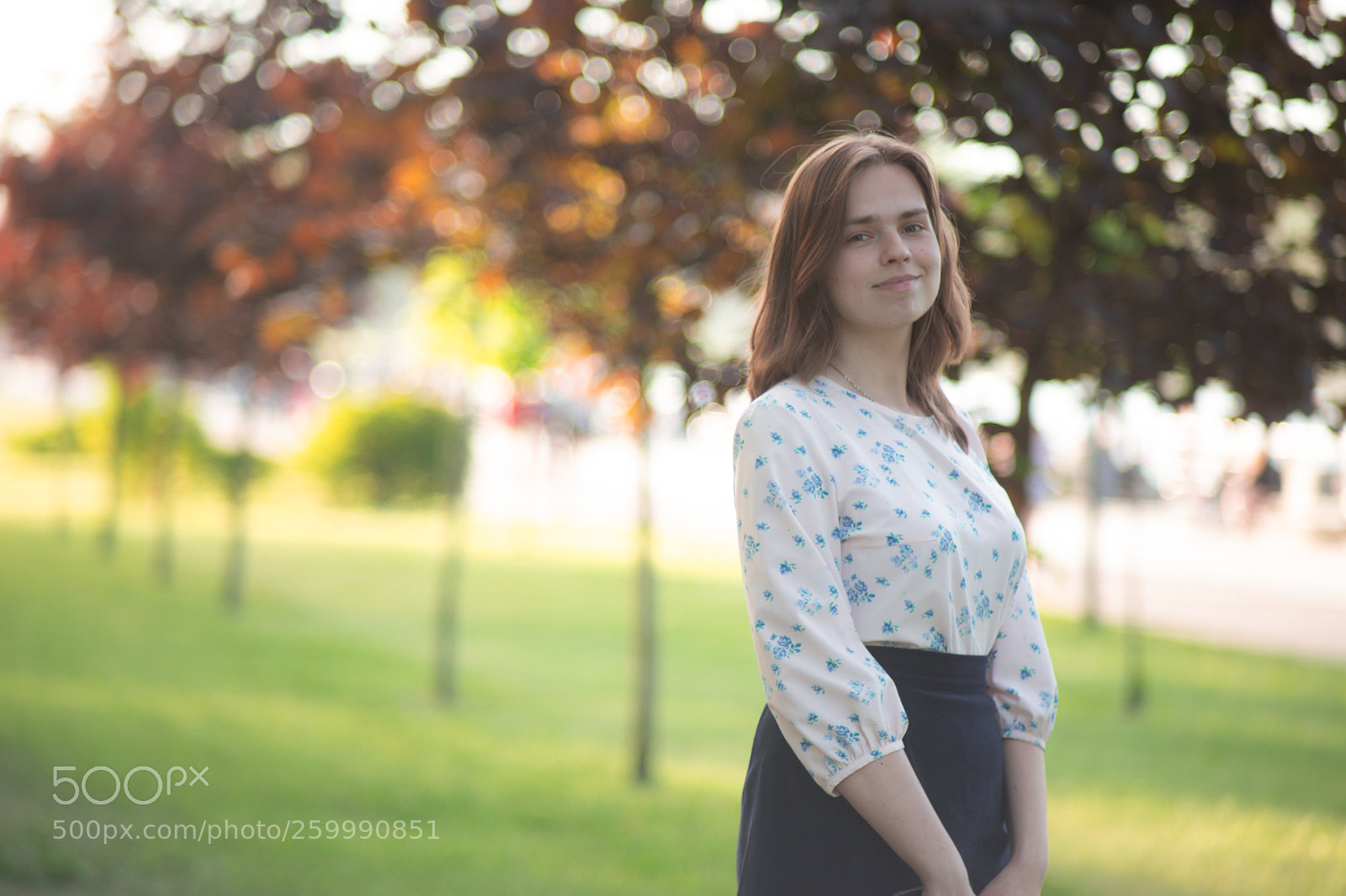 Canon EOS 6D sample photo. Woman near the trees photography