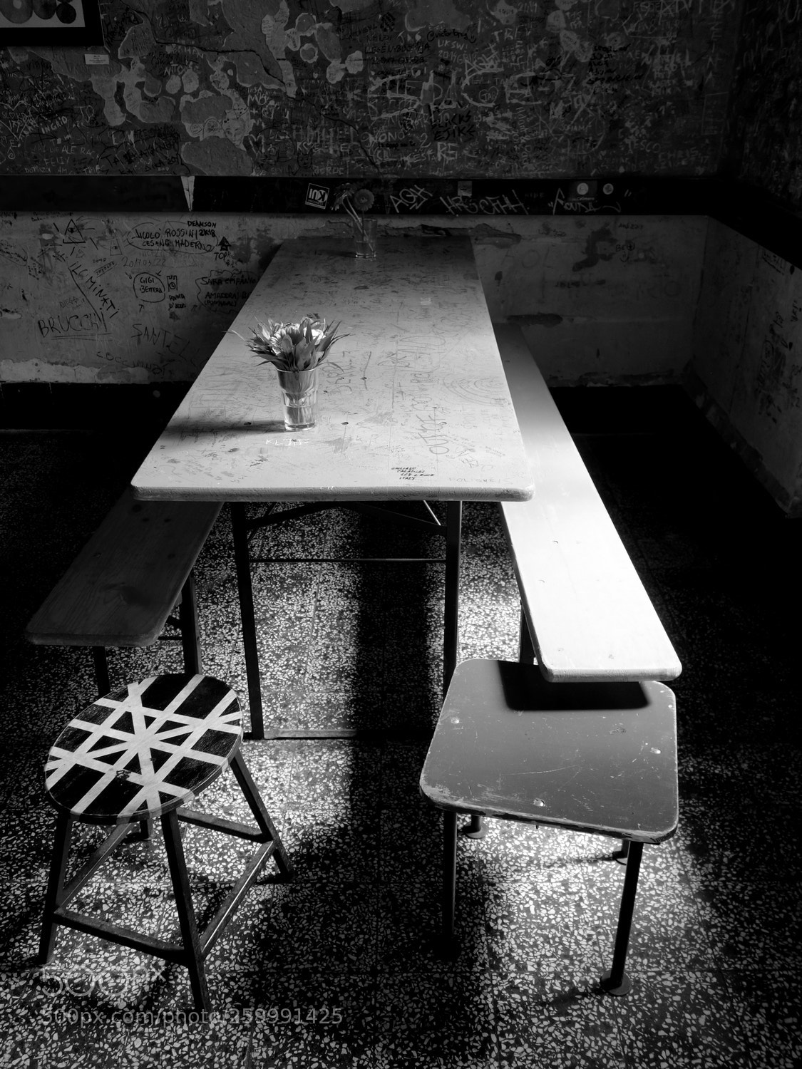 Sony Cyber-shot DSC-RX100 sample photo. B w table to photography