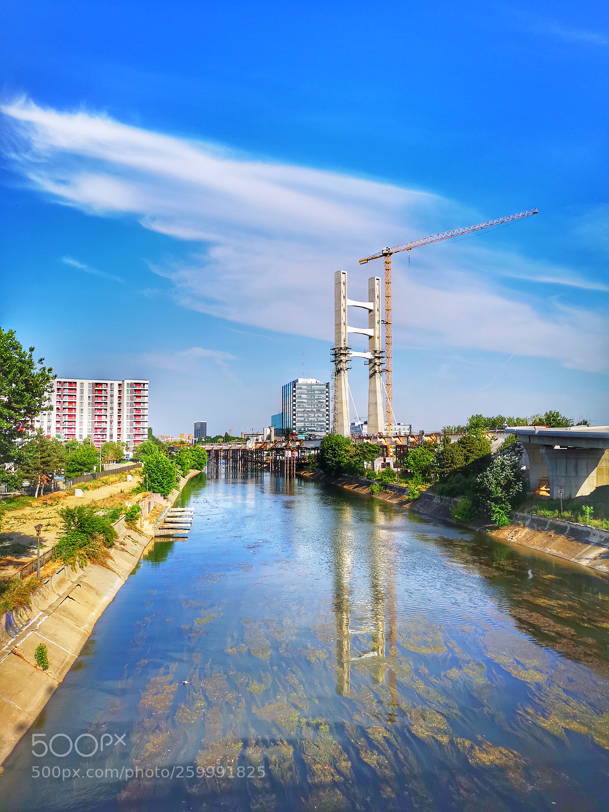 HUAWEI CLT-L29 sample photo. Bridge în construction photography